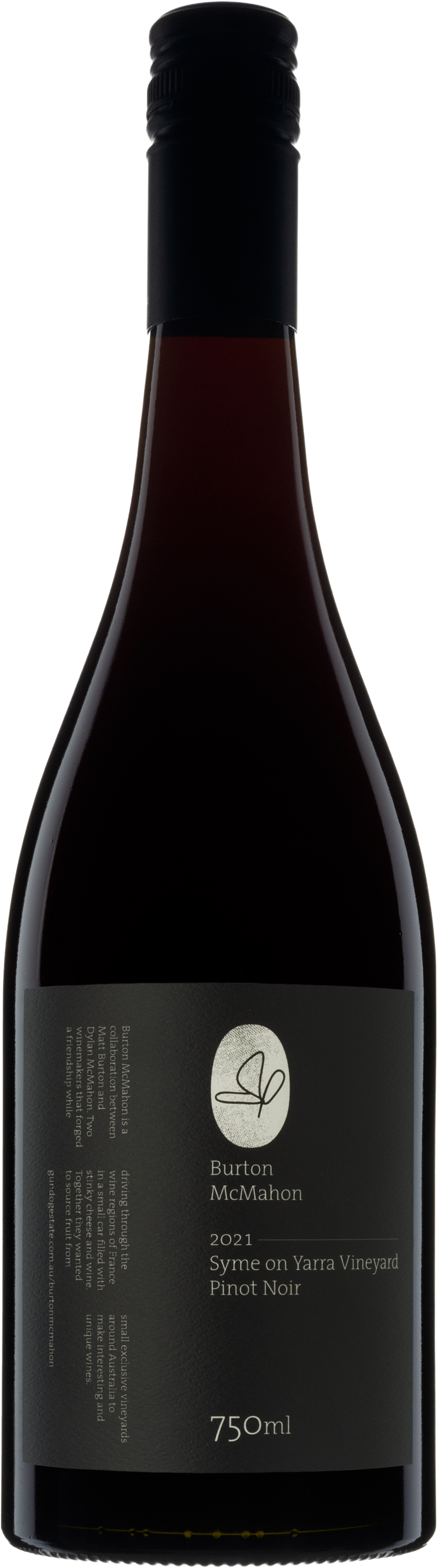 Gundog Estate Burton McMahon Syme on Yarra Vineyard Pinot Noir 2021